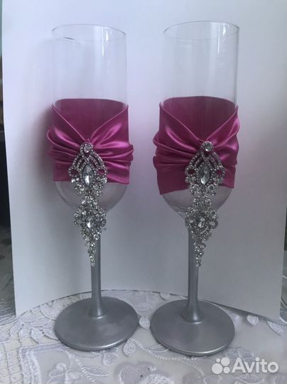 Фужеры для свадьбы