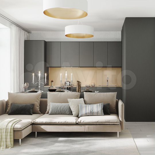 2-к. квартира, 40,1 м², 17/25 эт.