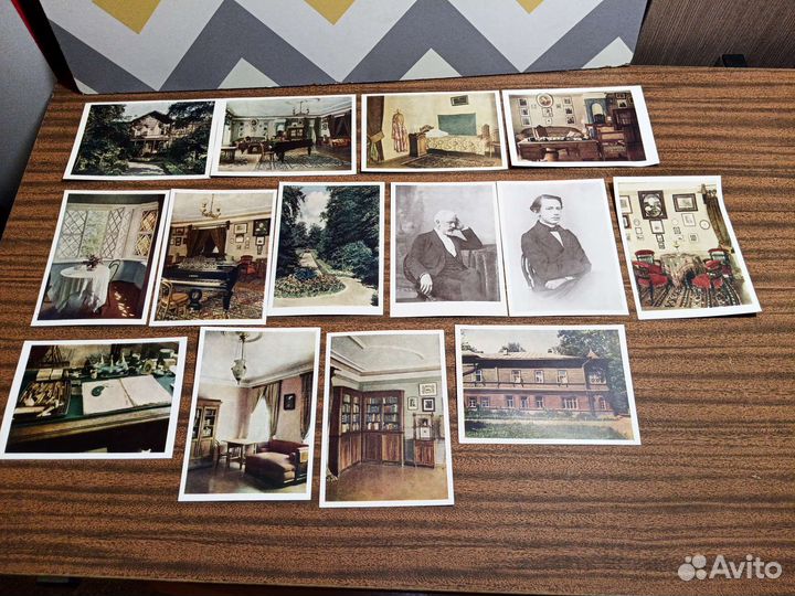Набор открыток дом-музей Чайковского в Клину. 1953