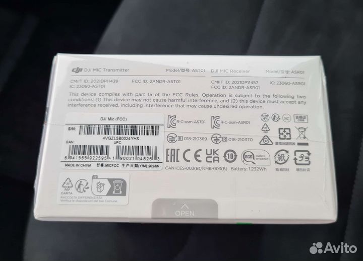 Беспроводной микрофон Dji Mic 2 передатчика