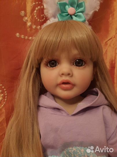 Кукла реборн,55см,полностью силикон
