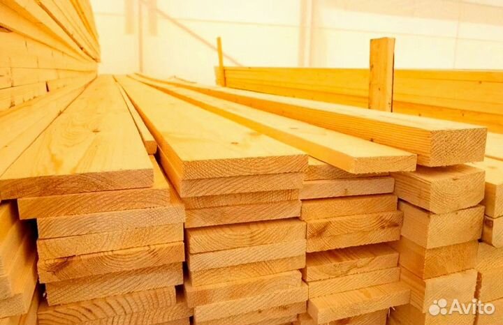 Доска сухая строганная