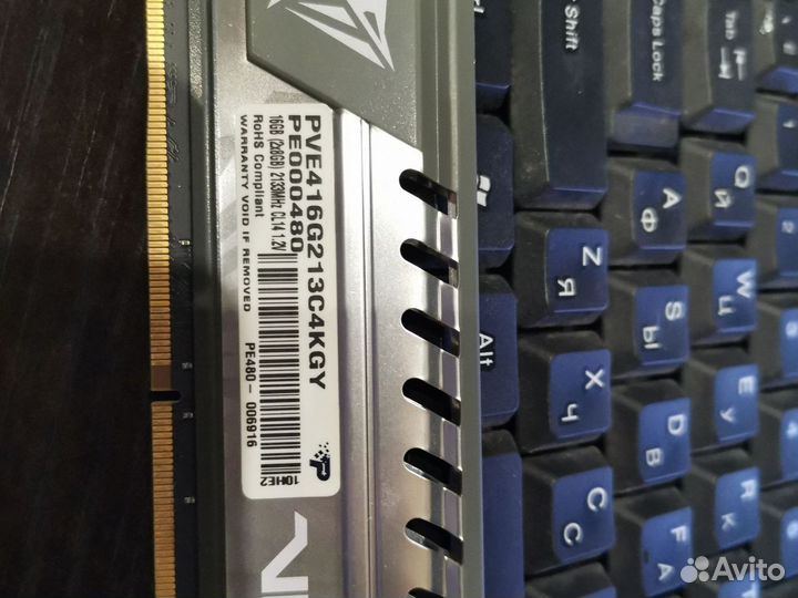 Оперативная память ddr4 16gb patriot viper - 2 шт