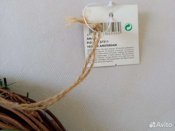 Украшение новогоднее Снеговик Голландия