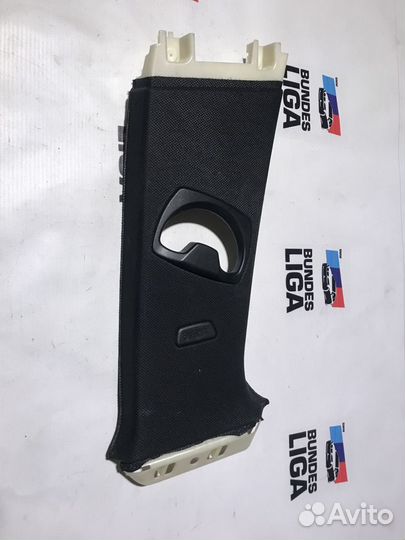 Накладки на центральные стойки черные BMW F30