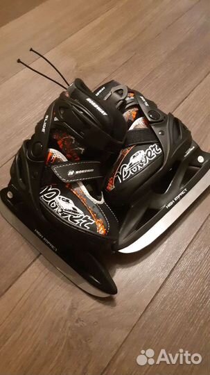 Коньки ледовые раздвижные новые