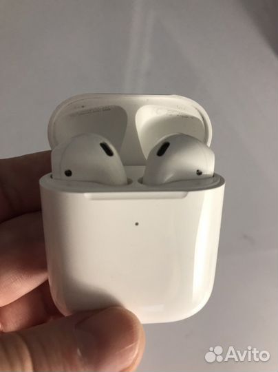 Беспроводные наушники apple, б/у