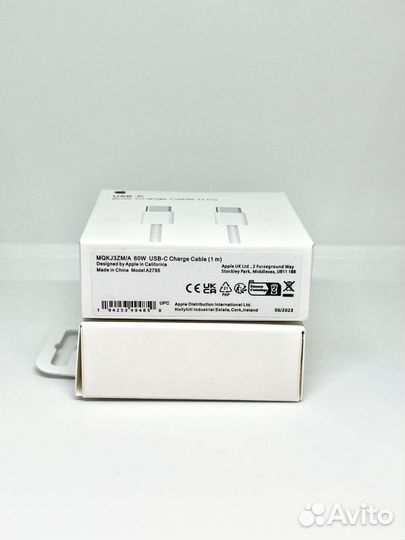 Кабель Apple USB-C Charge Cable 1m 60w плетёный