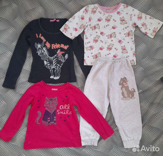Вещи пакетом на девочку 4 года