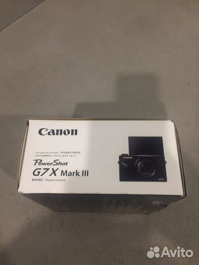 Canon PowerShot G7X Mark III Black / Silver Новые
