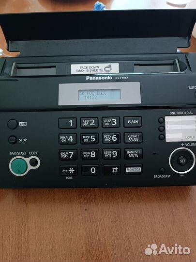 Телефон факс panasonic