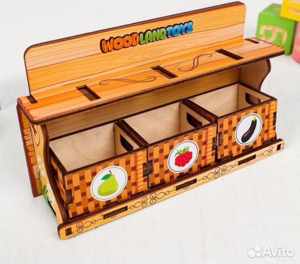 Развивающая игрушка Комодик «Фруктовая лавка»