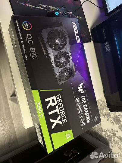 Видеокарта rtx 3060 ti asus tuf gaming