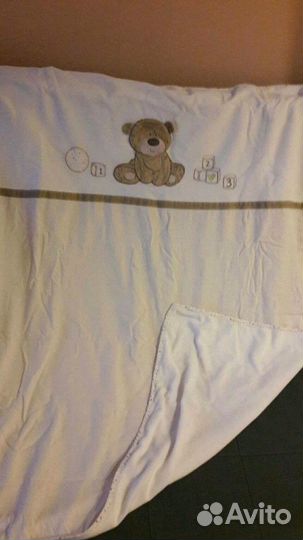 Бортики + одеялко в кроватку