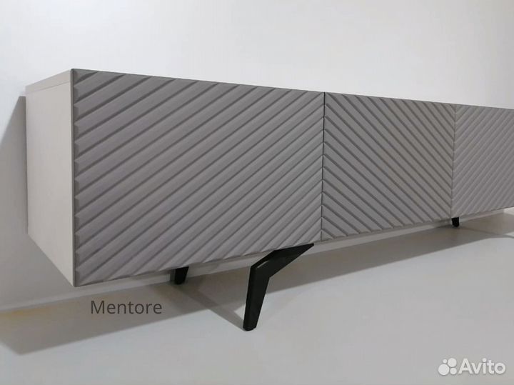 Тумба тв Bravo в цвете графит (конструктор)