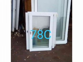 Окно бу пластиковое, 870(в) х 540(ш) № 78С