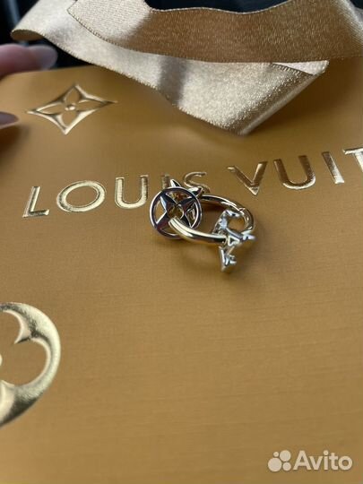 Серьги louis vuitton