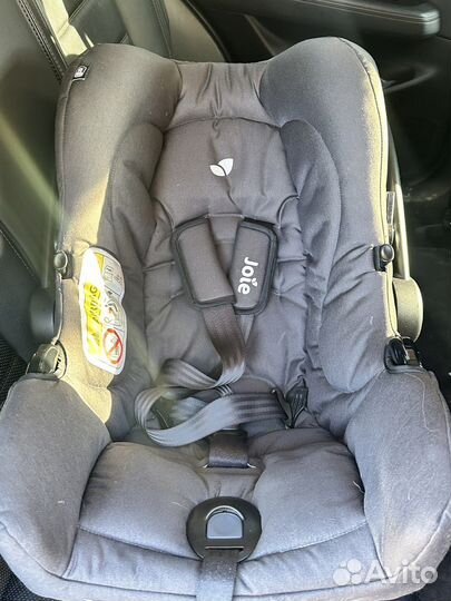 Авто люлька joie с адаптерами