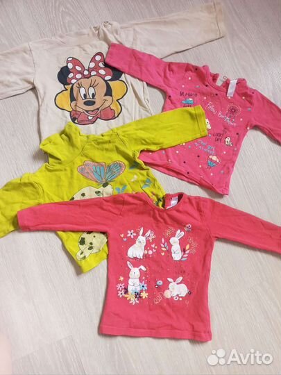 Вещи пакетом для девочки 6-12 мес