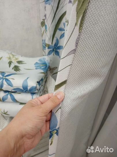 Шторы Блэкаут (2шт) новые Прованс