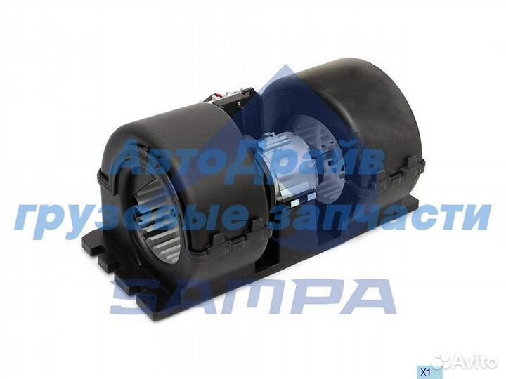 Моторчик печки Ман Тга Тгс Тгх в сборе