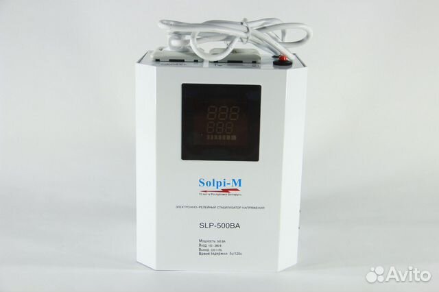 Стабилизатор напряжения Solpi-M SLP-500ва