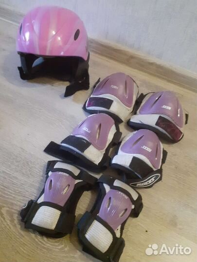 Роликовые коньки защита шлем детские