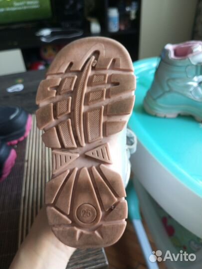 Ботинки демисезонные для девочки 25 размер tombi