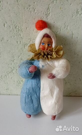 Ватные елочные игрушки СССР