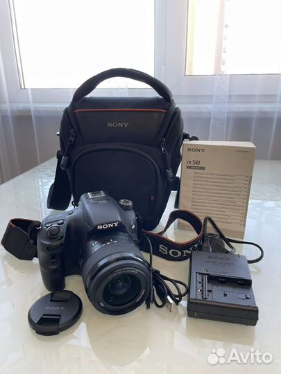 Зеркальный фотоаппарат Sony alpha SLT-A58 Kit