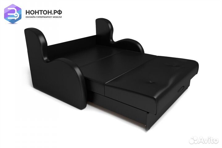 Диван аккордеон Атлант черный