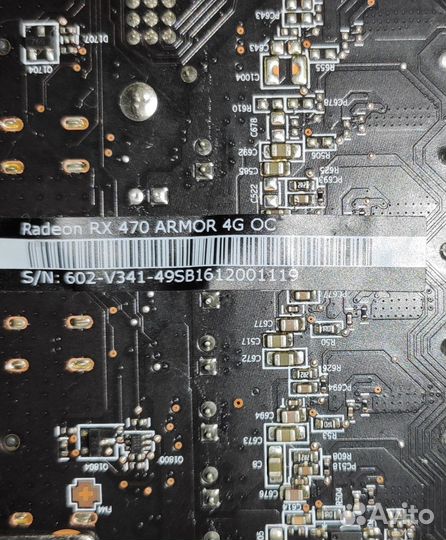 Видеокарта MSI Radeon RX 470 armor 4G OC 4gb