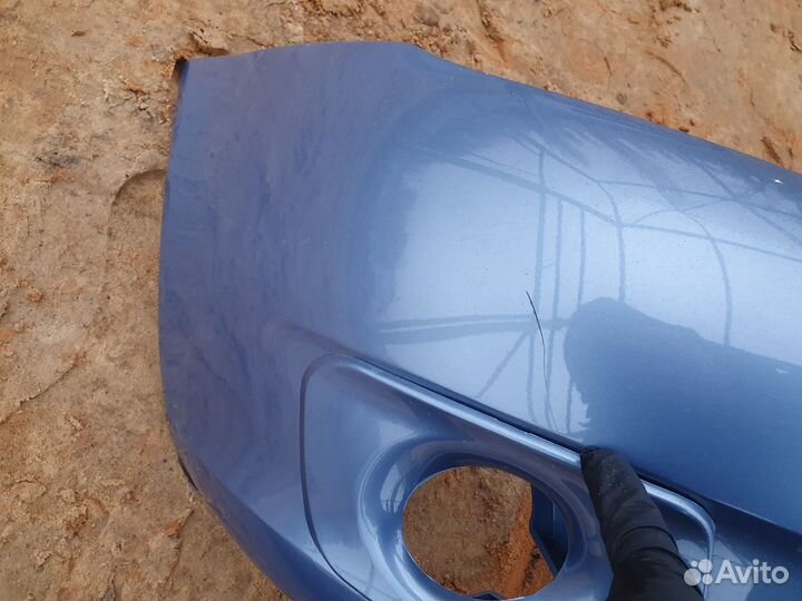 Бампер передний лада калина, цвет боровница