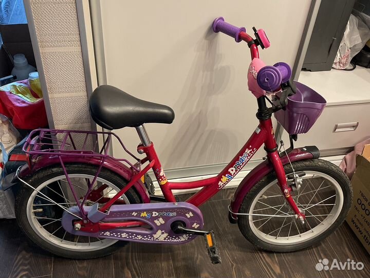 Детский велосипед для девочки 16