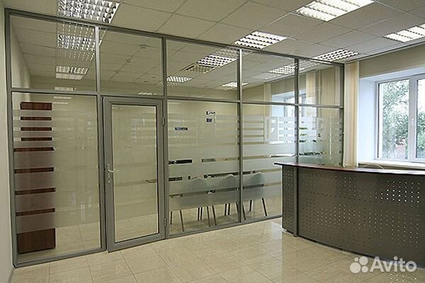 Перегородки офисные, интерьерные, сантехнические