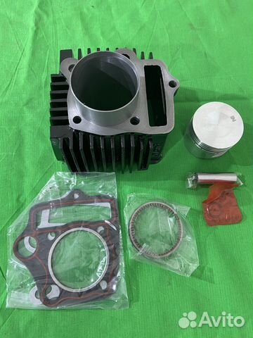 Новая поршневая группа в сборе 110сс для мопеда
