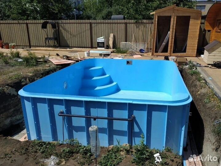 Пластиковый бассейн