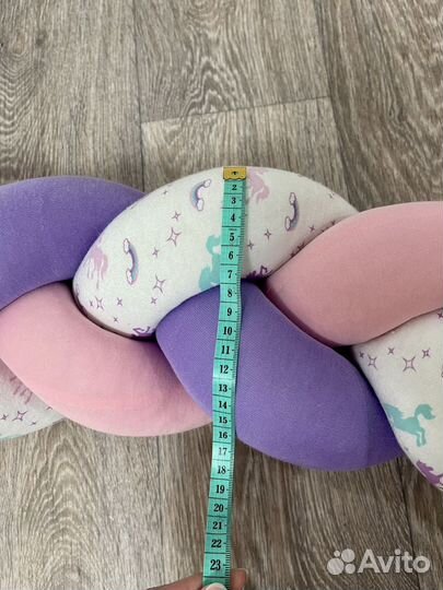 Бортик косичка в кроватку