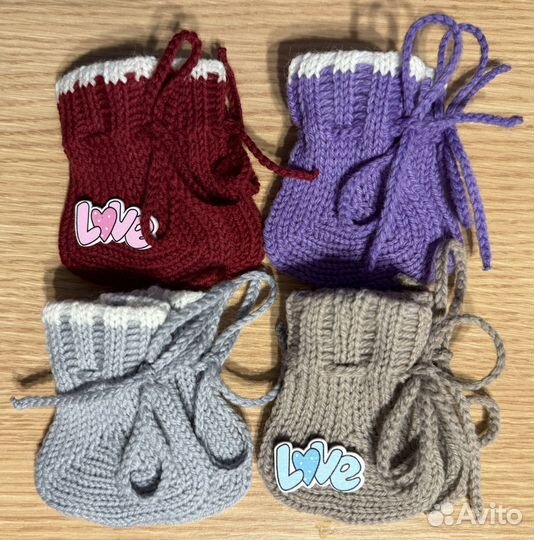 Шерстяные носки для недоношенных