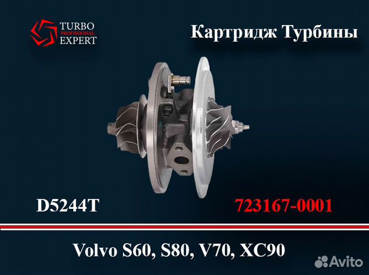Картридж Турбины GT2052V Volvo 2.4 D5244T