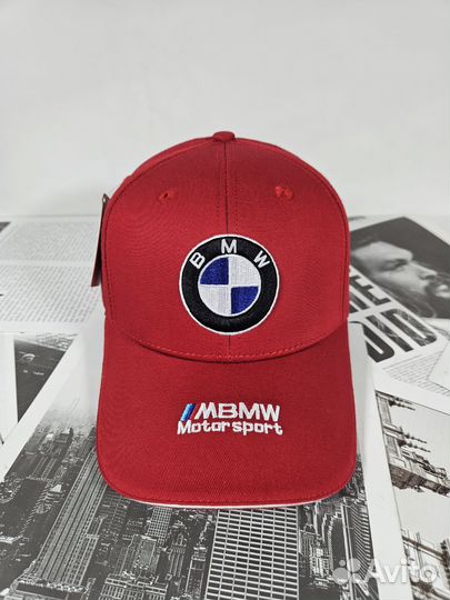 Бейсболка BMW M стиль красная