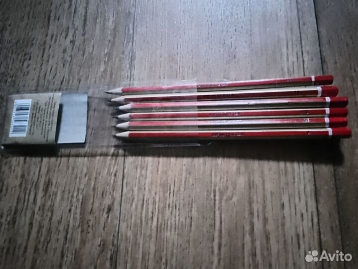 Набор 36 карандашей HB, B, 2B, H, 2H, F