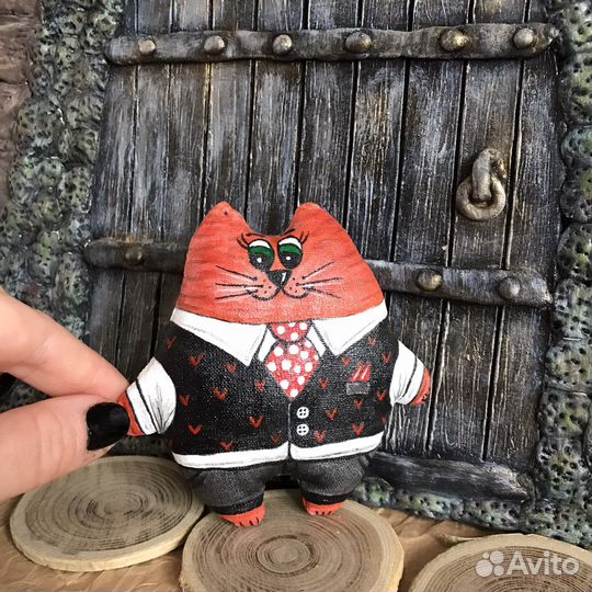 Кот символ года игрушка на елку