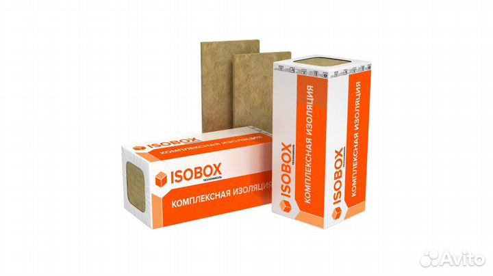 Изобокс инсайд 45кг/м3 (1200х600х50мм)х12