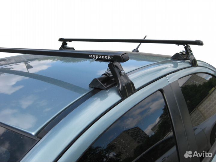 Багажник Д-1 для а/м с гладкой крышей