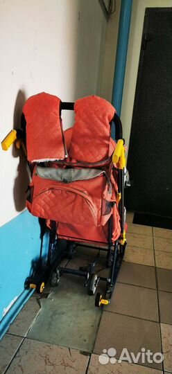 Детские санки коляска ника