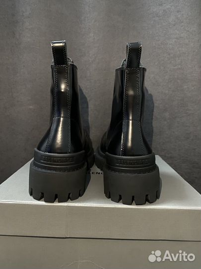 Balenciaga strike leather boots
