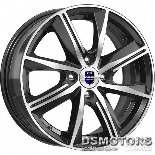 Диски Арнар 7.0/16 5x114.3 ET40 d66.1 алмаз чёрный