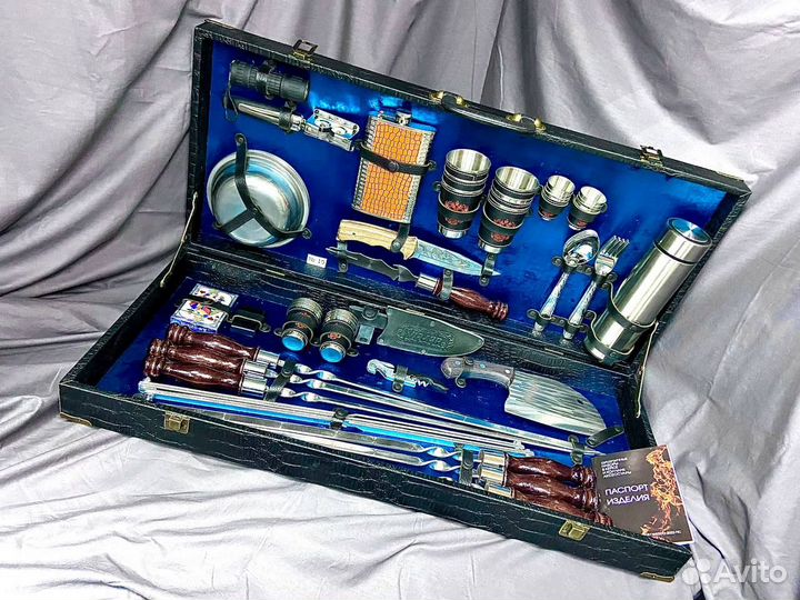 Набор шампуров в кейсе