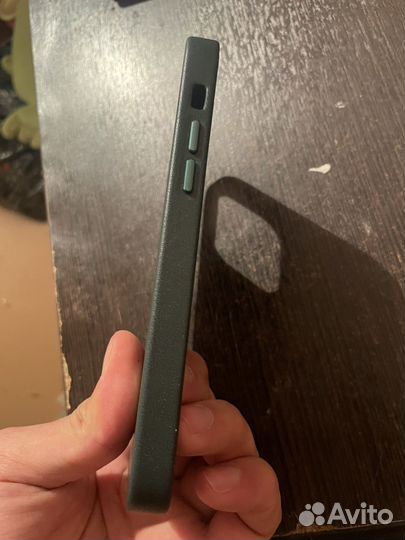 Кожаный чехол айфон 12 оригинал